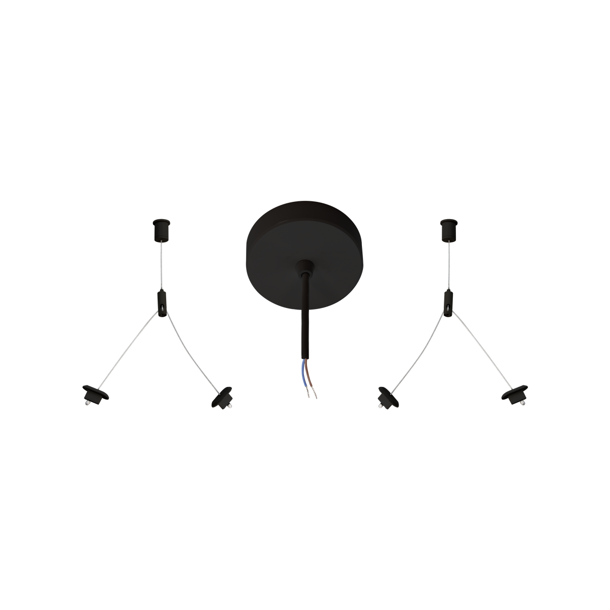 Pendant Suspension Kit 1500mm (For LED335-6-7) Black