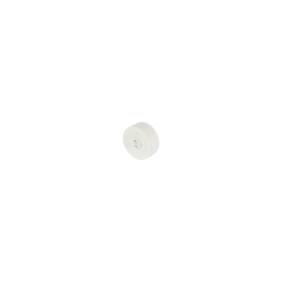 Round Mini RF Wireless Single Colour Dimming Button White