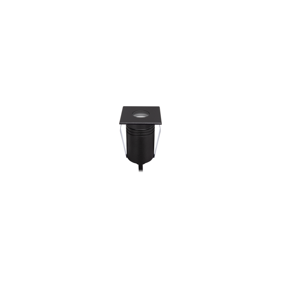 Exterior Recessed Square Standard Up or Down Black 2700K 60°