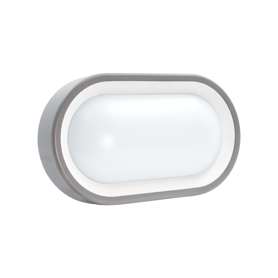 Large Lunar Series Bulkhead Silver 3000K