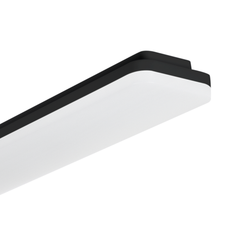 Ledeshi 1200mm Slice Long Dual Wattage Batten Black 3000K / 4000K