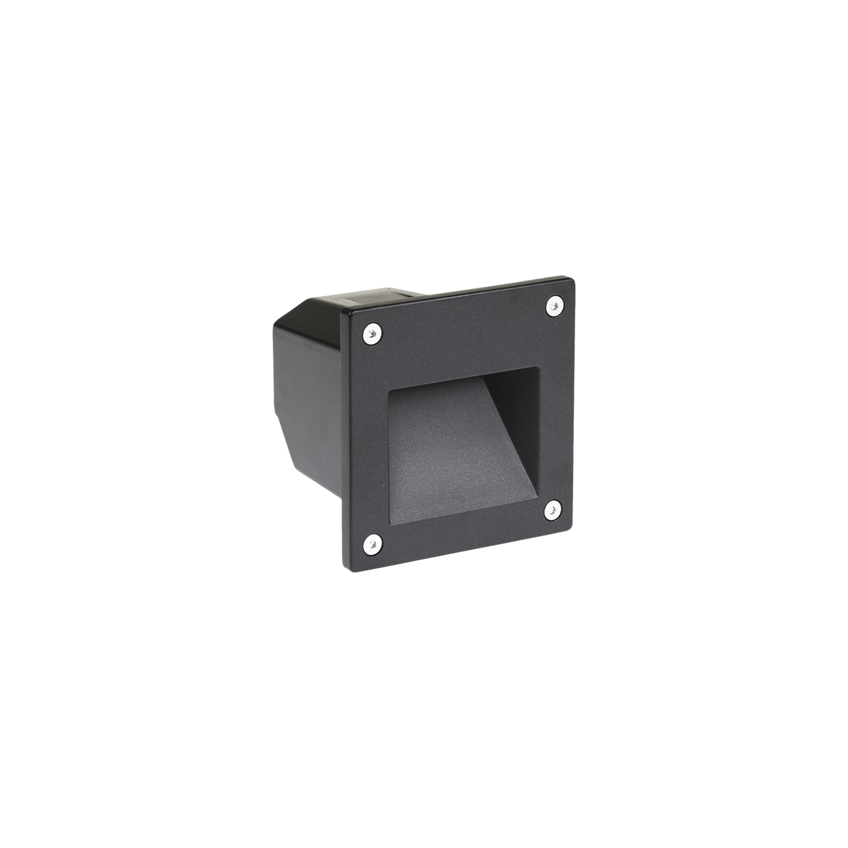 Square Exterior Wall/Step Low Glare Black 3000K / 4000K