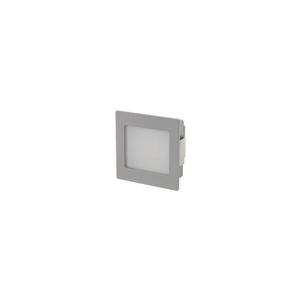 Designline Square Frosted Silver 3000K / 4000K - c/w driver