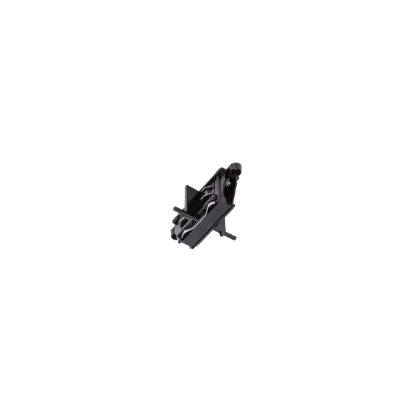 TRACK 3 CIRCUIT MINI JOINER - RECESSED Black
