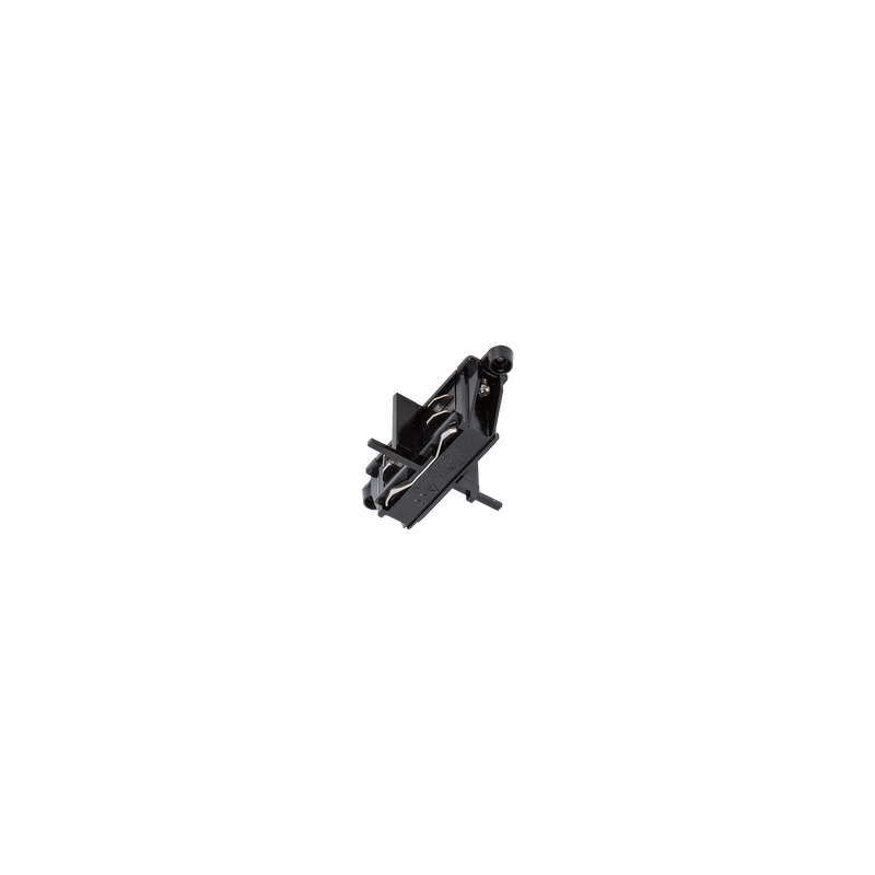 TRACK 3 CIRCUIT MINI JOINER - RECESSED Black