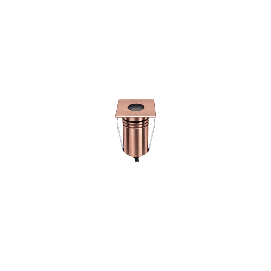 Exterior Recessed Square Standard Up or Down Copper 3000K 19°