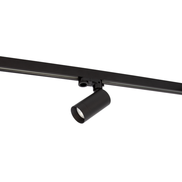 Three Circuit Track Spot Small Black 3000K