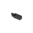 Track 3 Circuit Mains Connector Earth Left Black