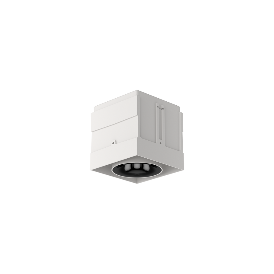 Cevon M81 Type 1 Dark Art Square Adj White, High Gloss Black 2700K
