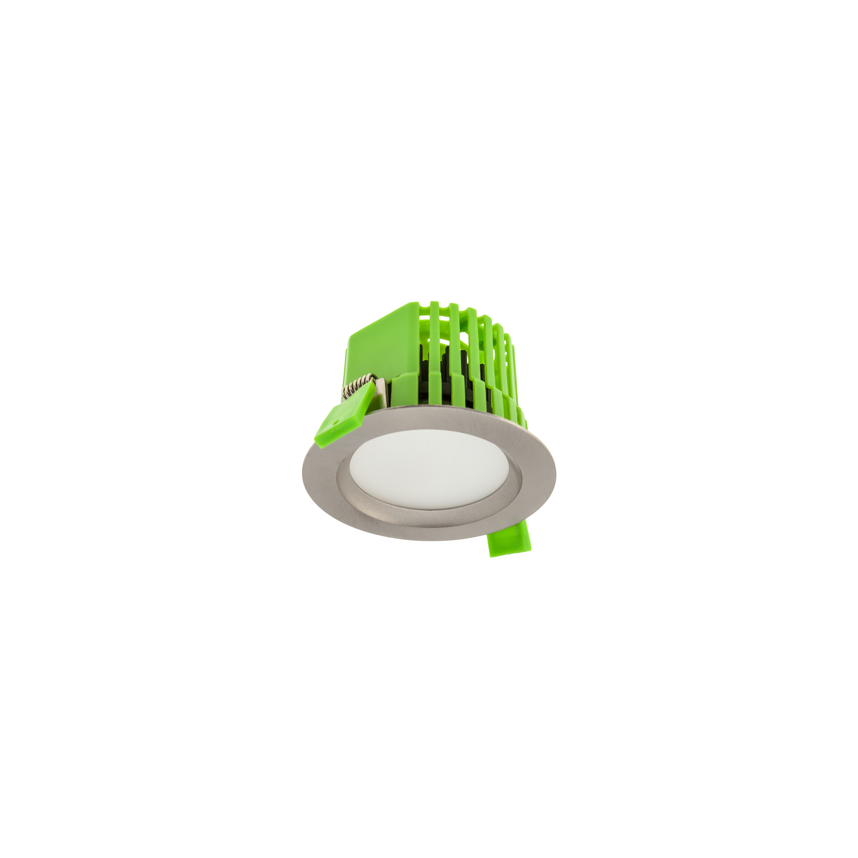 9W LED FIXED DOWNLIGHT KIT Brushed Chrome 3000K – Halcyon