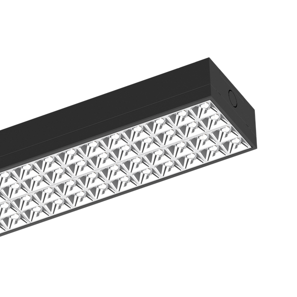 4ft Joinable Multi-Function Quad Wattage Batten Black 3000K / 4000K