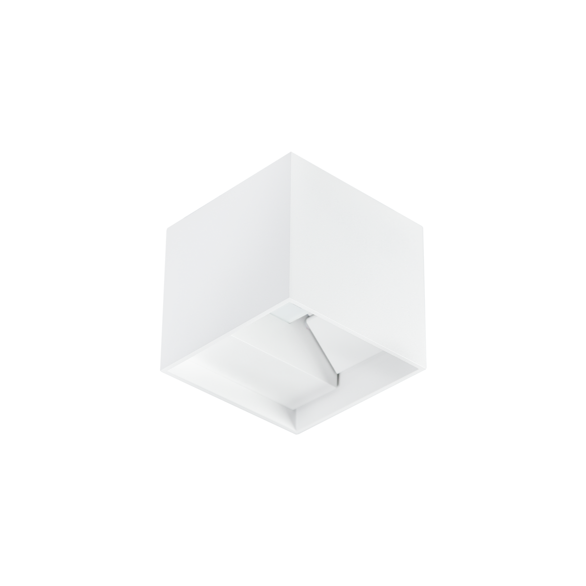 Cube Two Way Adjustable Small Matt Textured White 3000K