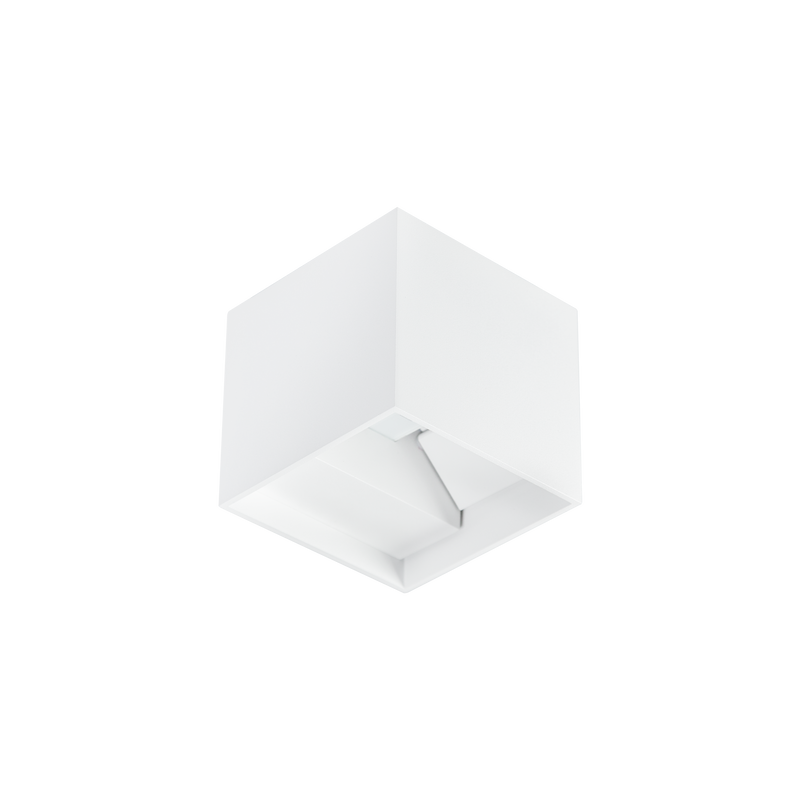 Cube Two Way Adjustable Small Matt Textured White 3000K