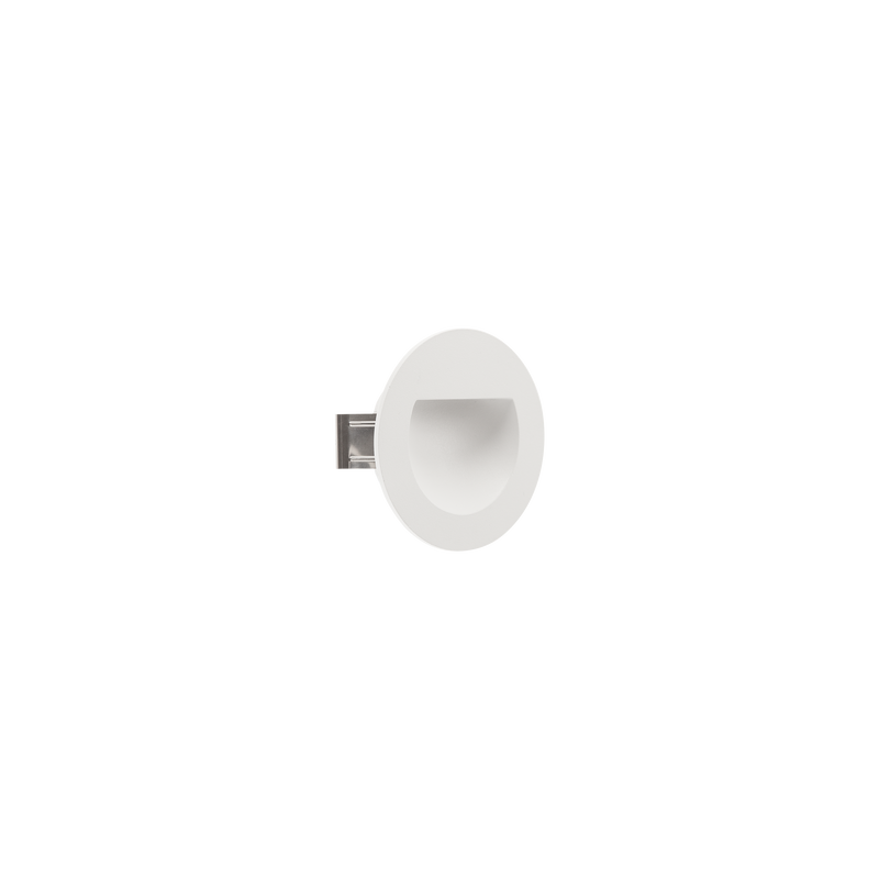 Scoop Round Recessed Wall/Concrete White 2700K
