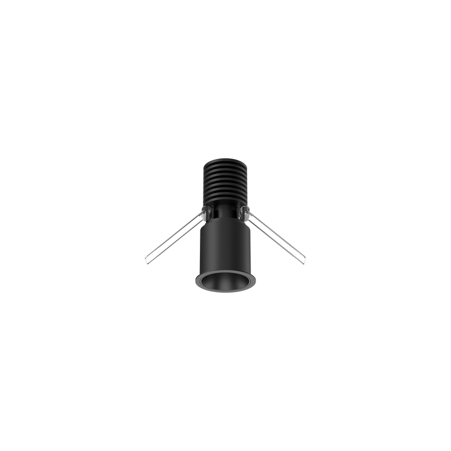 Cevon Mini Darklight Slim Trim Downlight Kit Black 3000K