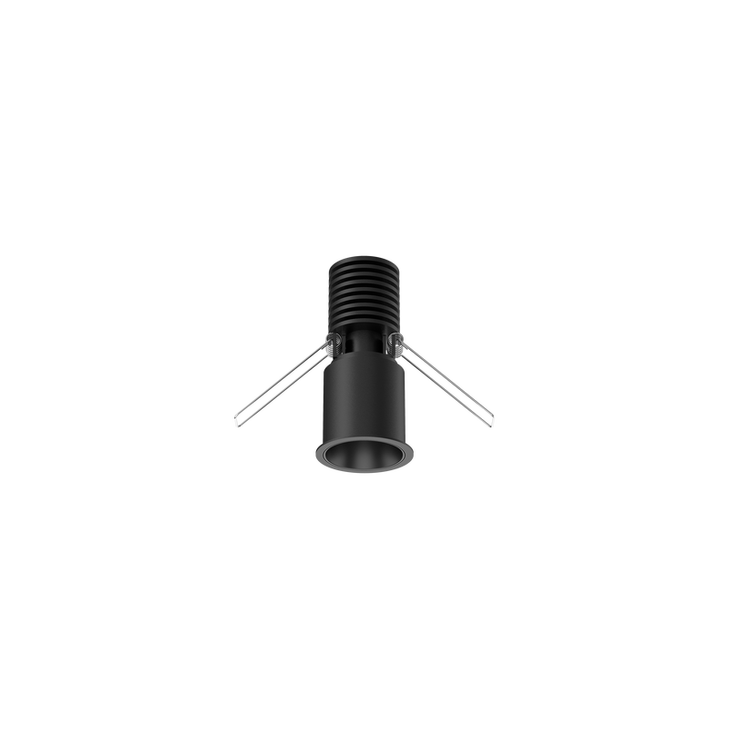 Cevon Mini Darklight Slim Trim Downlight Kit Black 3000K