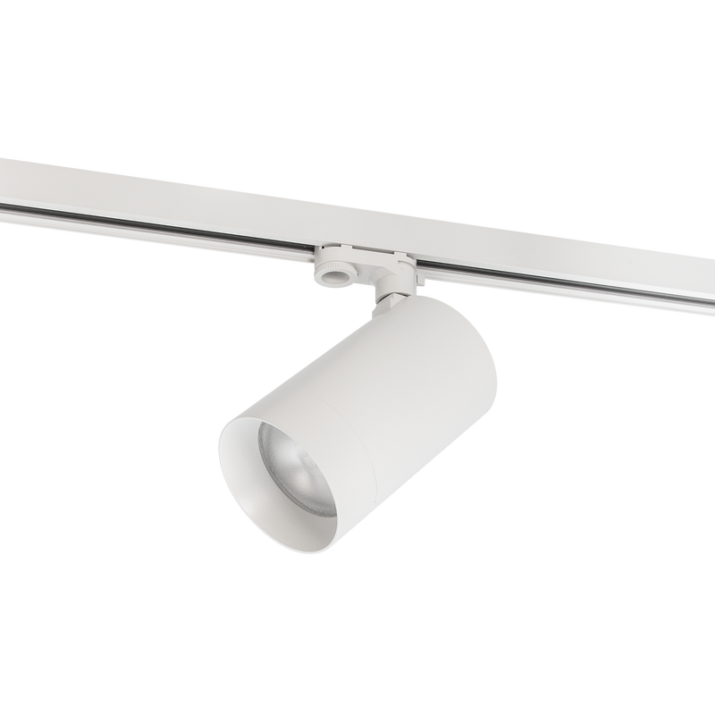 Three Circuit Track Spot Large White 3000K