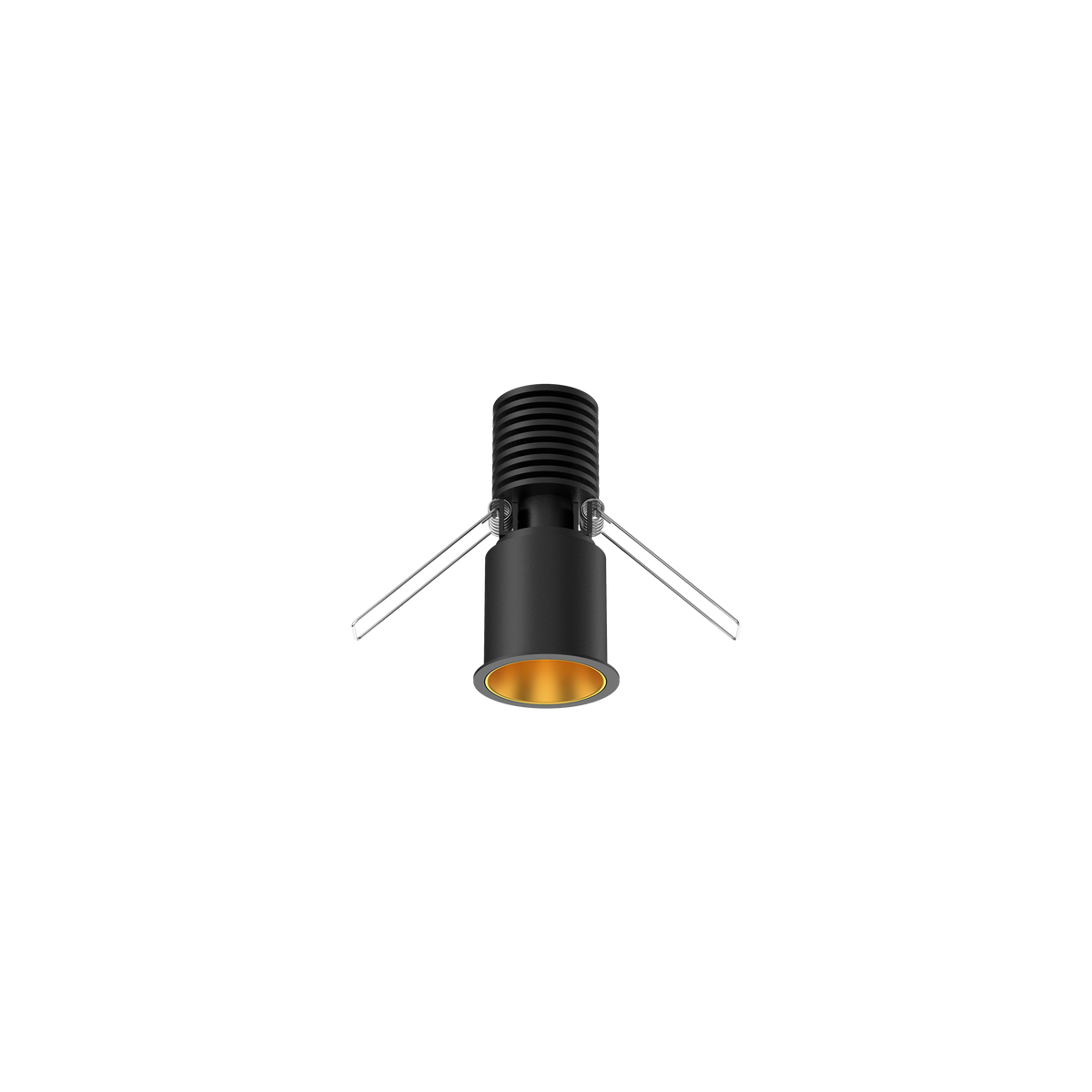 Cevon Mini Darklight Slim Trim Downlight Kit Black, Gold 3000K