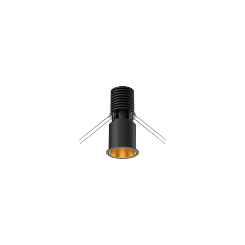 Cevon Mini Darklight Slim Trim Downlight Kit Black, Gold 3000K