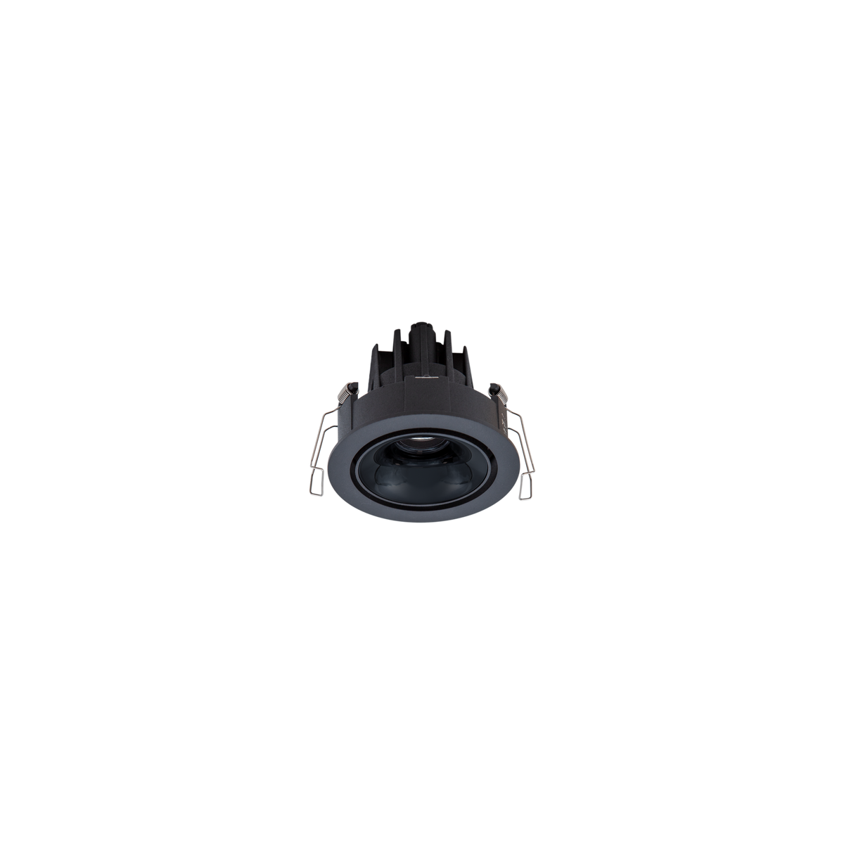 Cevon Dark Art Tilt/Rotate Small Downlight Black, High Gloss Black 3K