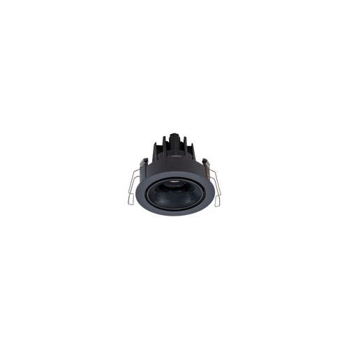 Cevon Dark Art Tilt/Rotate Small Downlight Black, High Gloss Black 3K