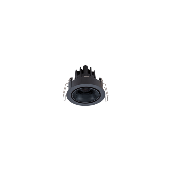 Cevon Dark Art Tilt/Rotate Small Downlight Black, High Gloss Black 3K