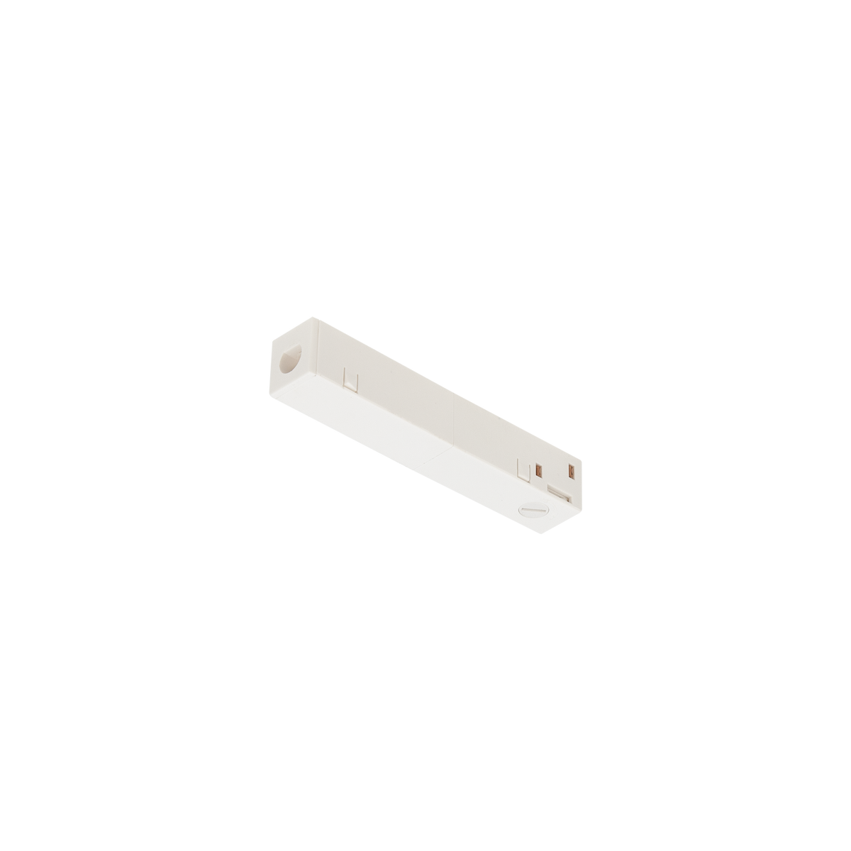 48V Live End Connector - Left White