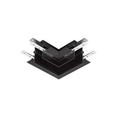 Recessed Deep L Profile Connector Right (Horizontal) Black