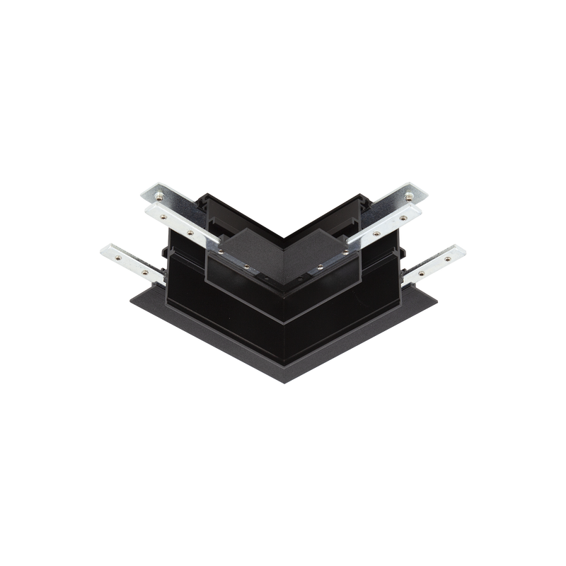 Recessed Deep L Profile Connector Right (Horizontal) Black