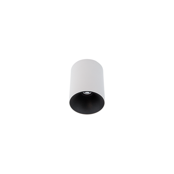 Cevon Dark Art Sml Surface Mount Downlight White, Matt Black 3000K