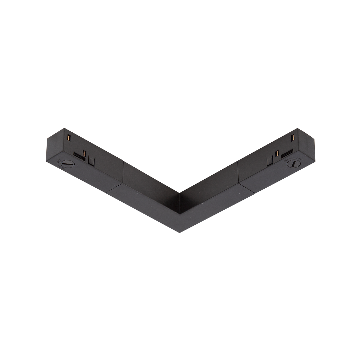 48V Fixed "L" Connector Black