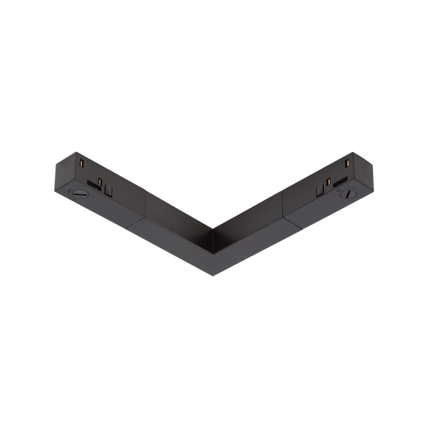 48V Fixed "L" Connector Black