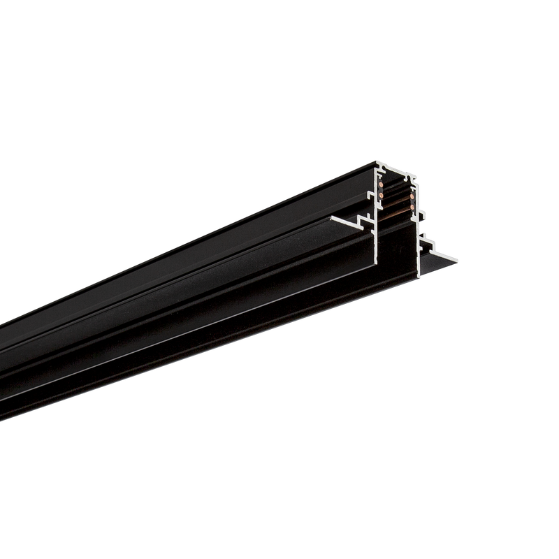 48V DC Track Recessed - Deep 1M Black