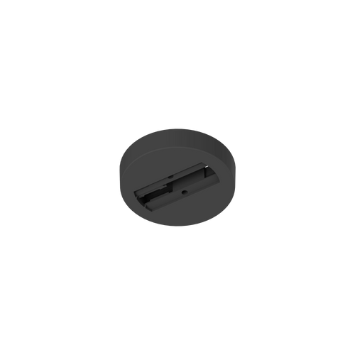 Track 1 Circuit Ceiling Mt Adaptor Spot/Flood Black