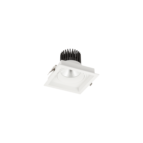 Cevon Box XL Tilt/Rotate Downlight Kit White 4000K