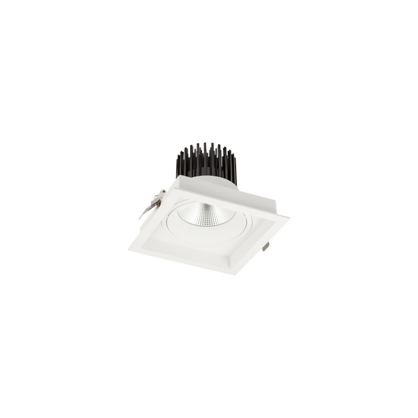 Cevon Box XL Tilt/Rotate Downlight Kit White 4000K
