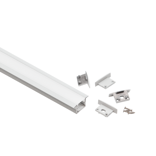 Mini Standard Premium Recessed 2.5m Kit Aluminium