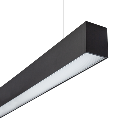 1200mm Everline Continuous Direct - End Black 4000K