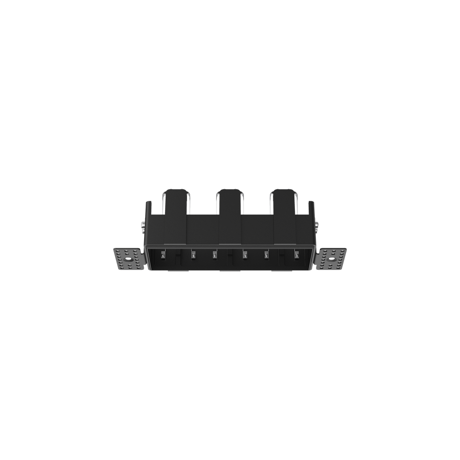 Cevon Type Trimless Rectangular Triple Frame for M41 Black
