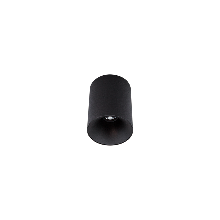 Cevon Dark Art Sml Surface Mount Downlight Black, Black 3000K