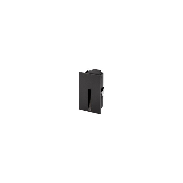 Mini Slot Rectangular Flush Black 3000K