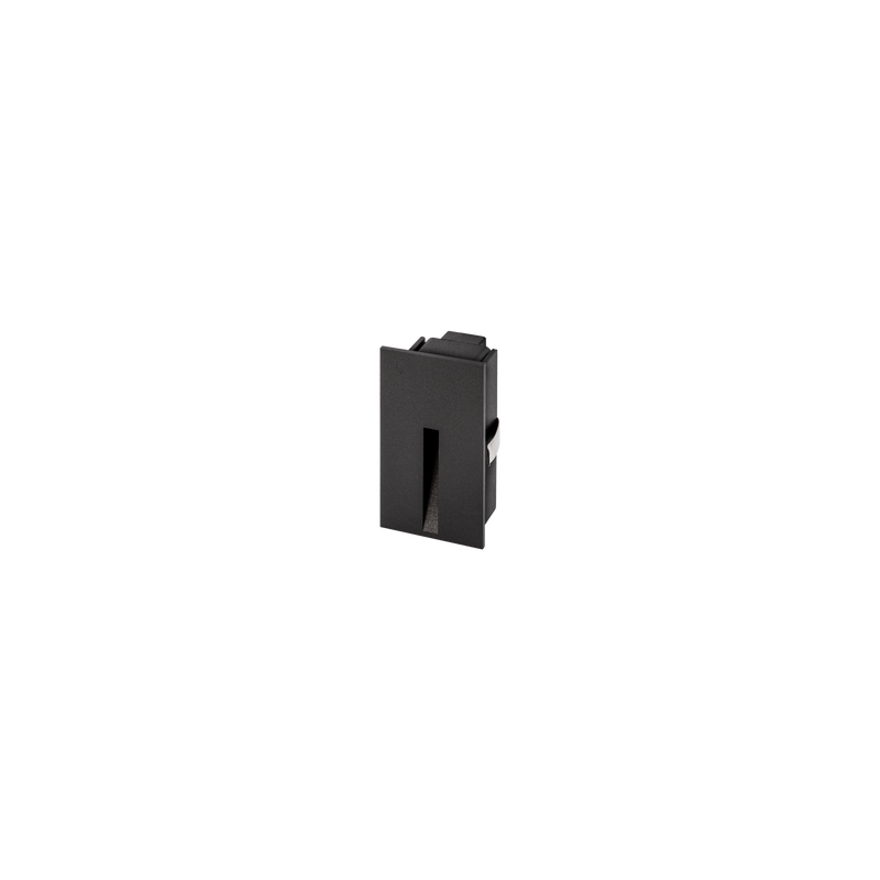 Mini Slot Rectangular Flush Black 3000K