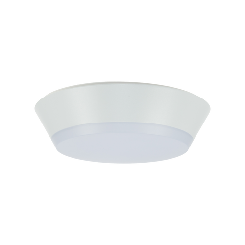Draft 18W Non-Dimmable Button White 3000K