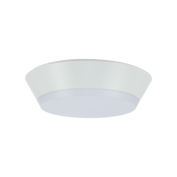 Draft 18W Non-Dimmable Button White 3000K