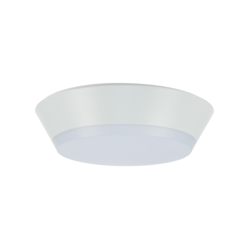 Draft 18W Non-Dimmable Button White 3000K