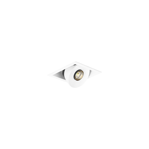 Sophia Mini Square Single Tilt/Rotate Downlight Kit White 3000K