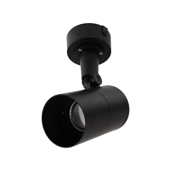 Exterior X-Large High Output Surface Mount Spot Black 3000K