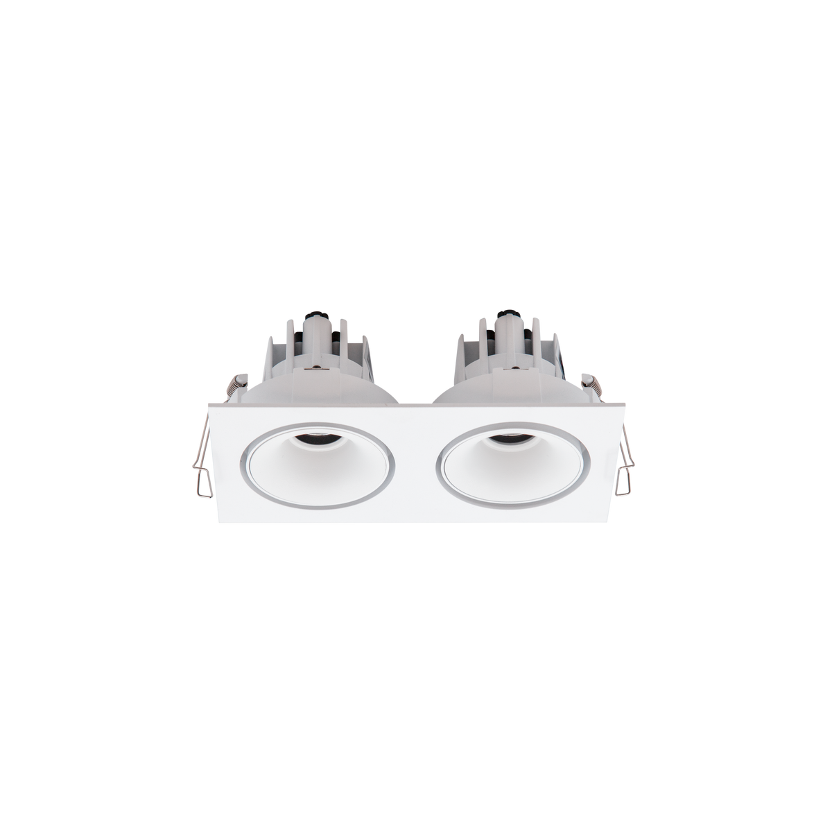 Cevon Tilt/Rotate Sml Double Downlight Kit White 3000K