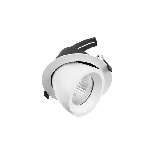 Drop Tilt/Rotate Large Downlight White 4000K