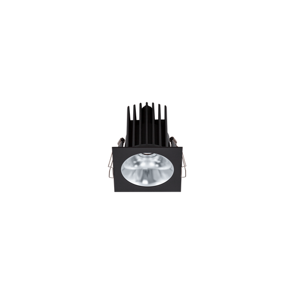 Cevon Dark Art Square Medium Downlight Kit Black, Silver 3000K